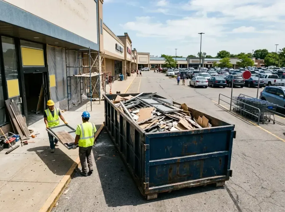 retail-store-renovation-debris-003 — frequently asked questions, Roll-off Dumpster Rentals in Denton, TX